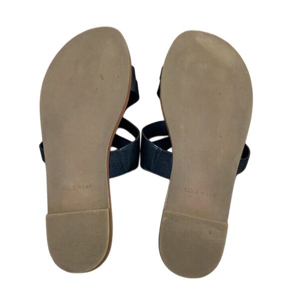 Cole Haan Flavia Grand Strappy Toe Loop Black Sandal Size 8B without box - Picture 3 of 9